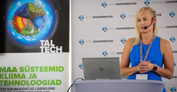 Birgit esinemas Mäekonverentsil. Foto: Ants Liigus, Eesti Messid
