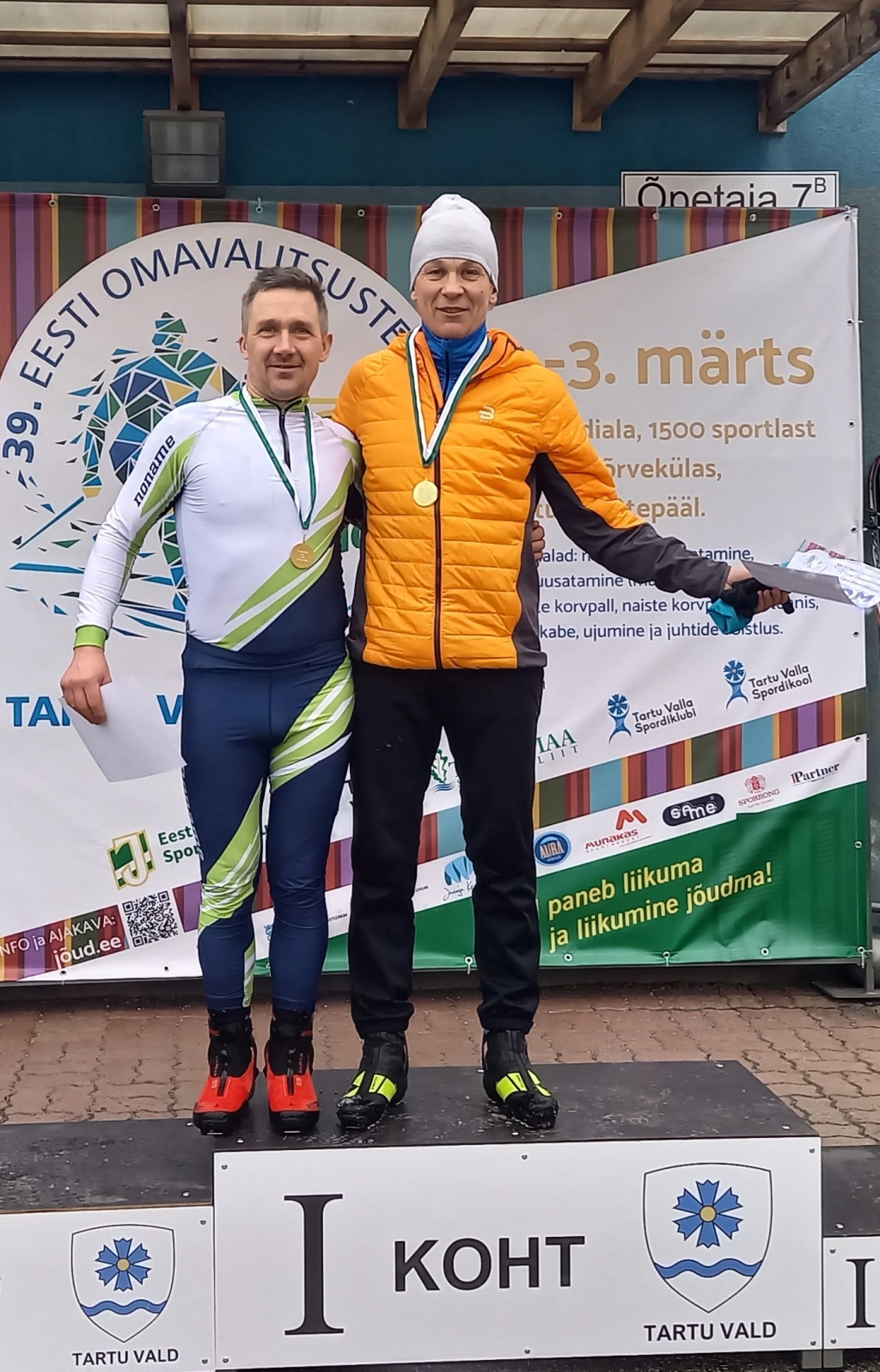 Kuld medal suusatamises Rainer Tokko.jpg